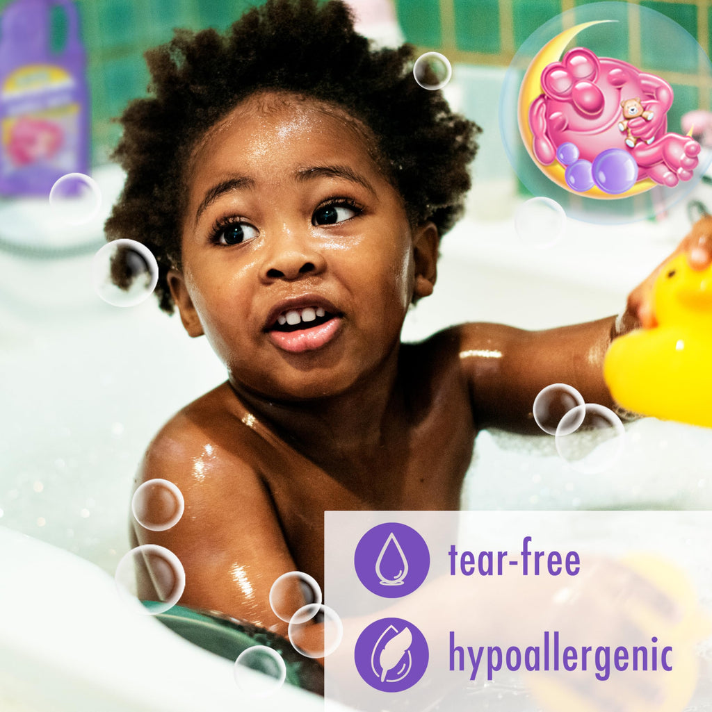 Mr. Bubble calm and sleep bubble bath twin pack side by side