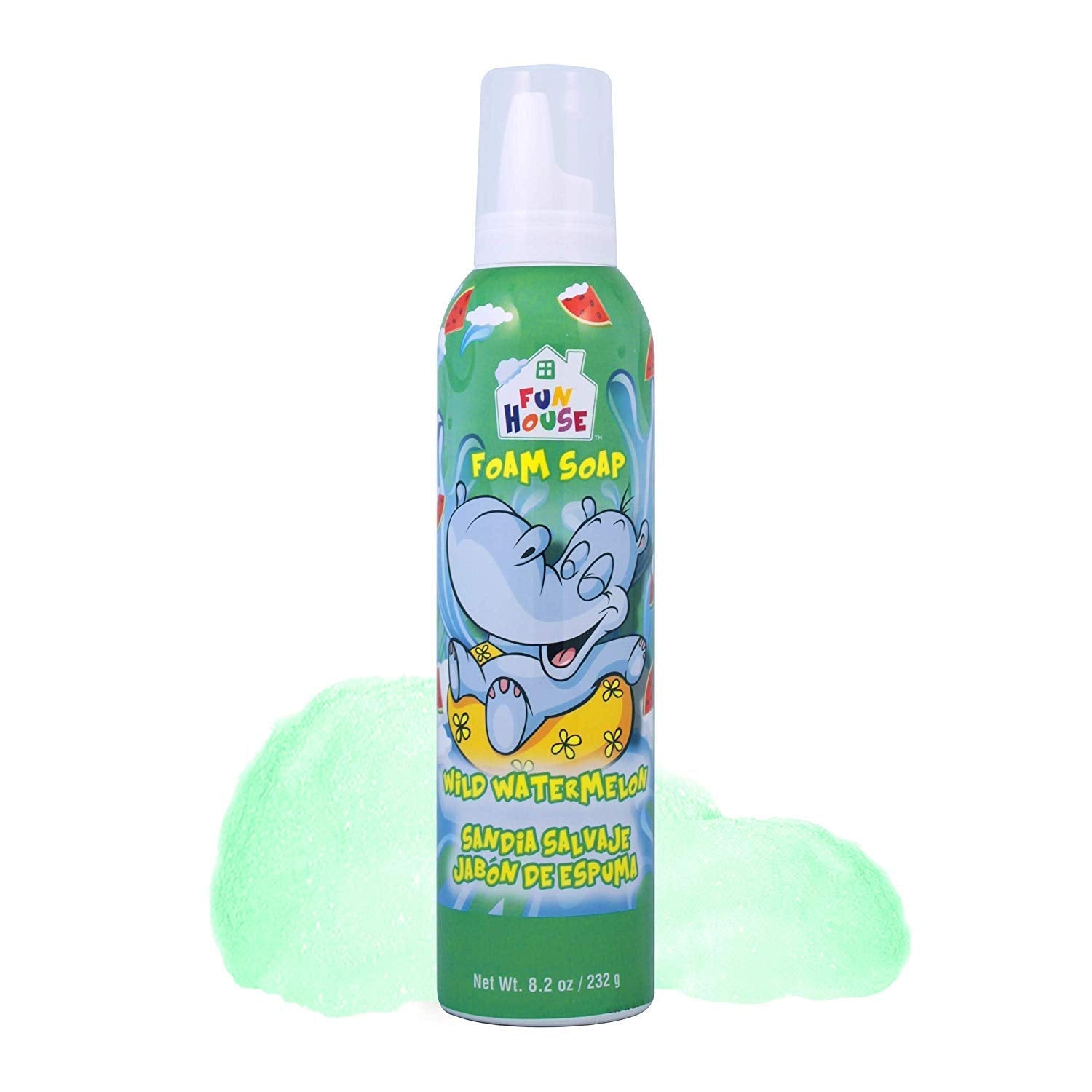Kids playing with moldable foam soap in the bathtub