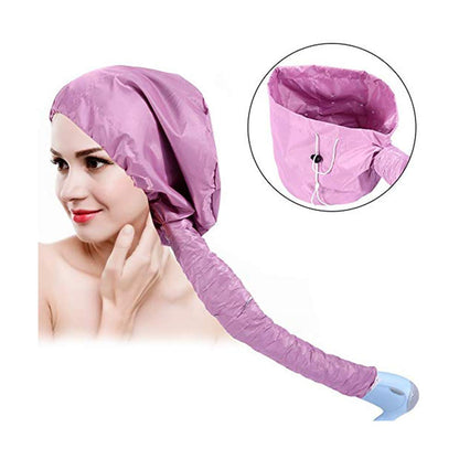 Ai Hang haircare beauty steamer spa heated cap showing water resistant lightweight material structure