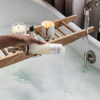 Neom Real Luxury Bath Foam bottle label ingredient details