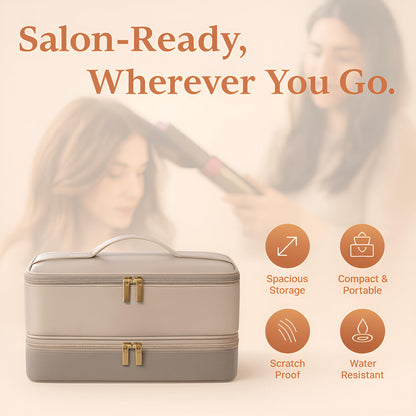 CENXI protective hair tool carrier case with padded inner lining layers.
