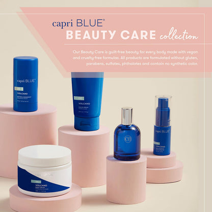 Ingredients list on Capri Blue Volcano bubble bath bottle