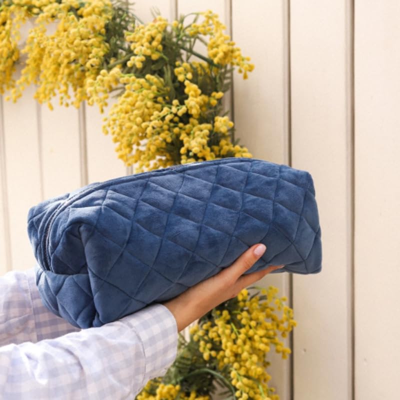 Ankick hair dryer pouch open view displaying interior compartments with styler attachments neatly arranged