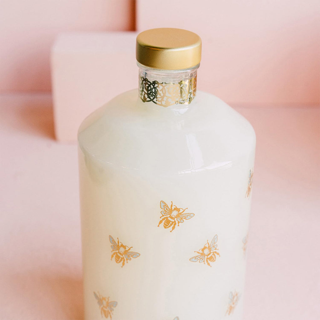 Warm Vanilla Bean And Rice Flower Scented Bubbling Bath Liquid