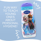 Disney Frozen bubble bath 24 fluid ounce bottle label details