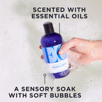EO Bubble Bath French Lavender side label details
