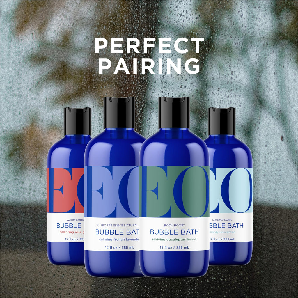 EO Bubble Bath French Lavender cap and pump detail