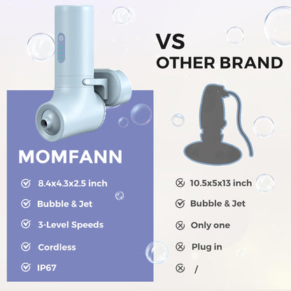 Momfann jet spa packaging and included accessories