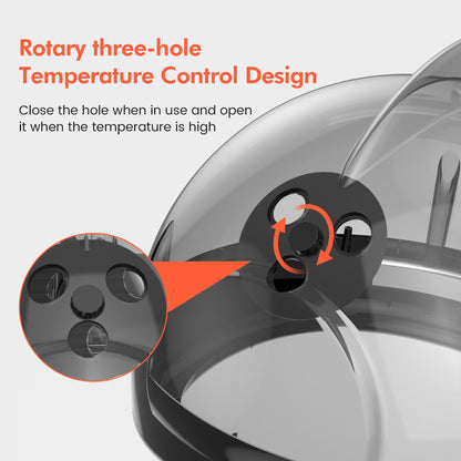 TASALON hot mist hair steamer side profile showing adjustable height locking mechanism