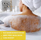 Dead Sea Collection bath product packaging and volume display