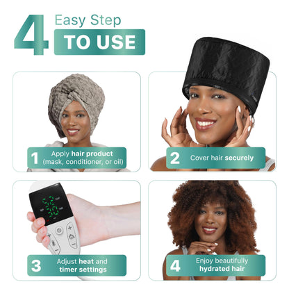 Granteva hair steaming cap compact design layout for travel friendly storage