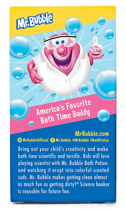 Four pack of Mr. Bubble science beaker bath toys