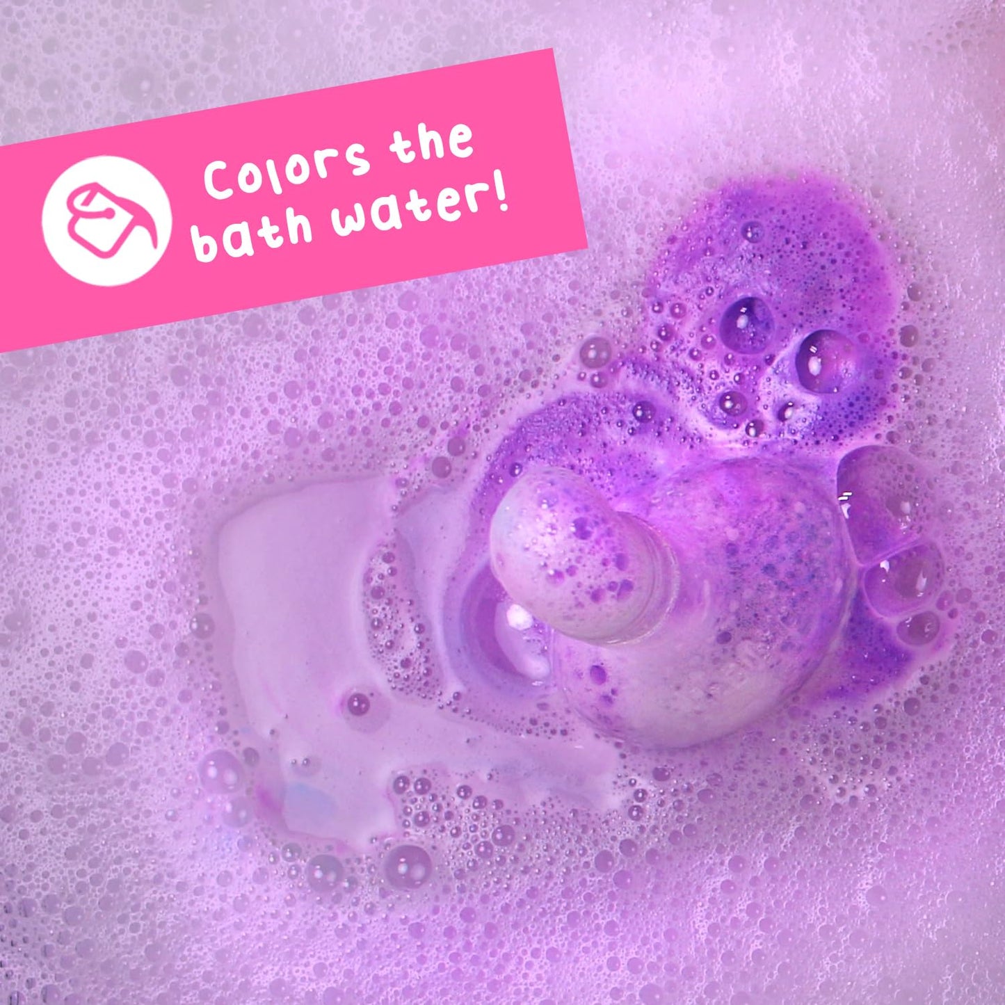 Mr. Bubble bath bomb science beakers outside packaging