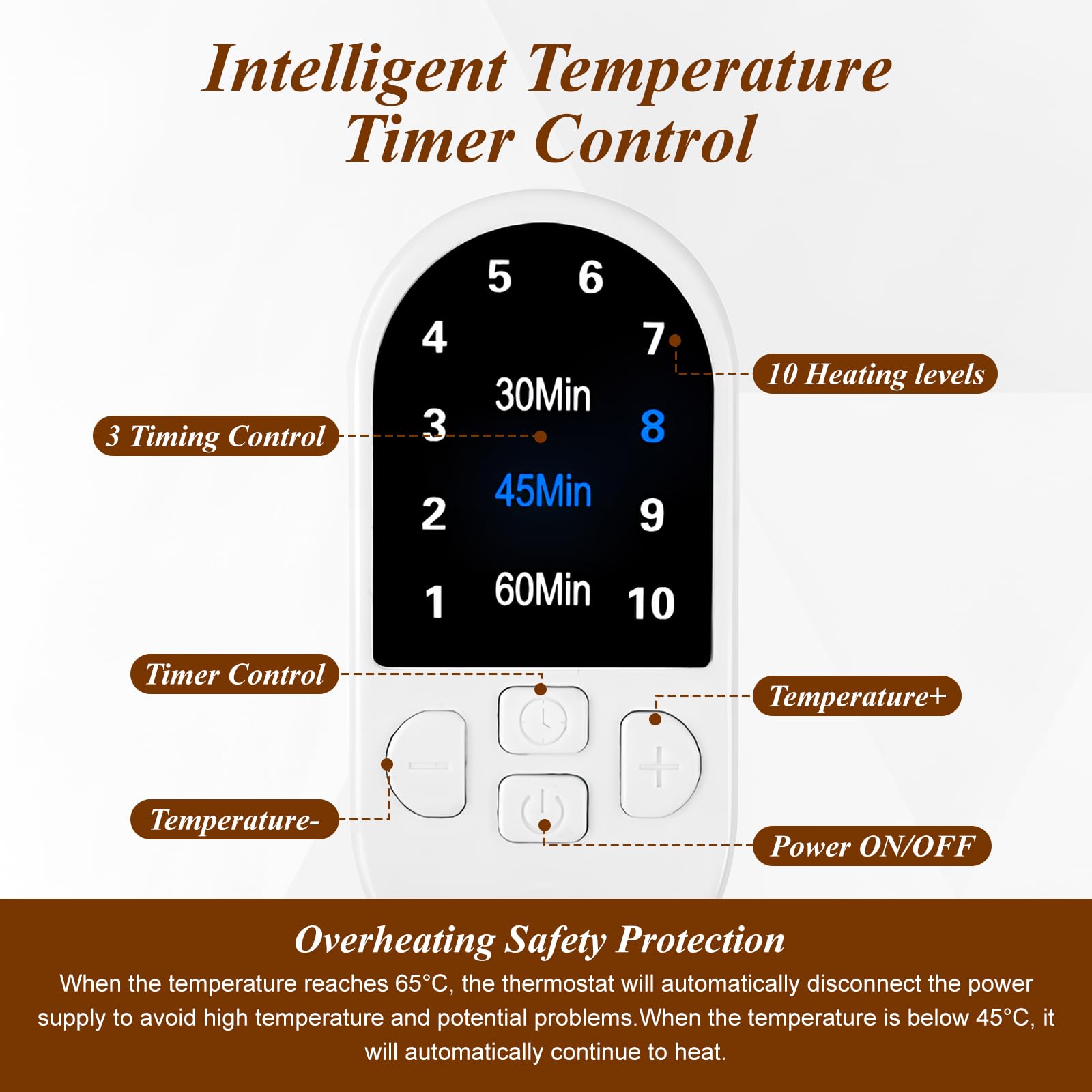 Portable heat cap showcasing the removable waterproof inner lining for easy cleaning