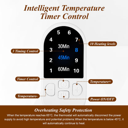 Portable heat cap showcasing the removable waterproof inner lining for easy cleaning