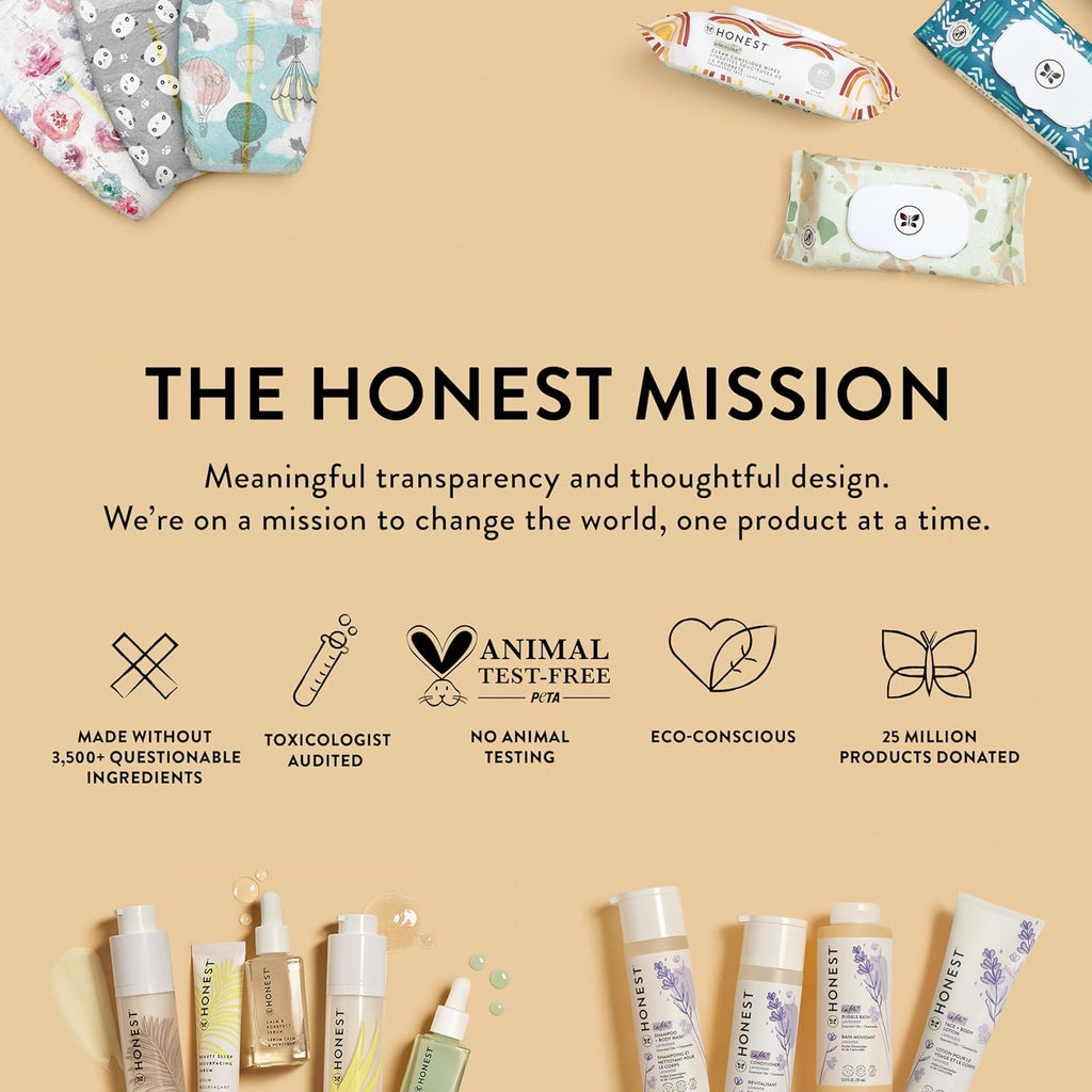 The Honest Company bubble bath lifestyle shot with rich foam bubbles