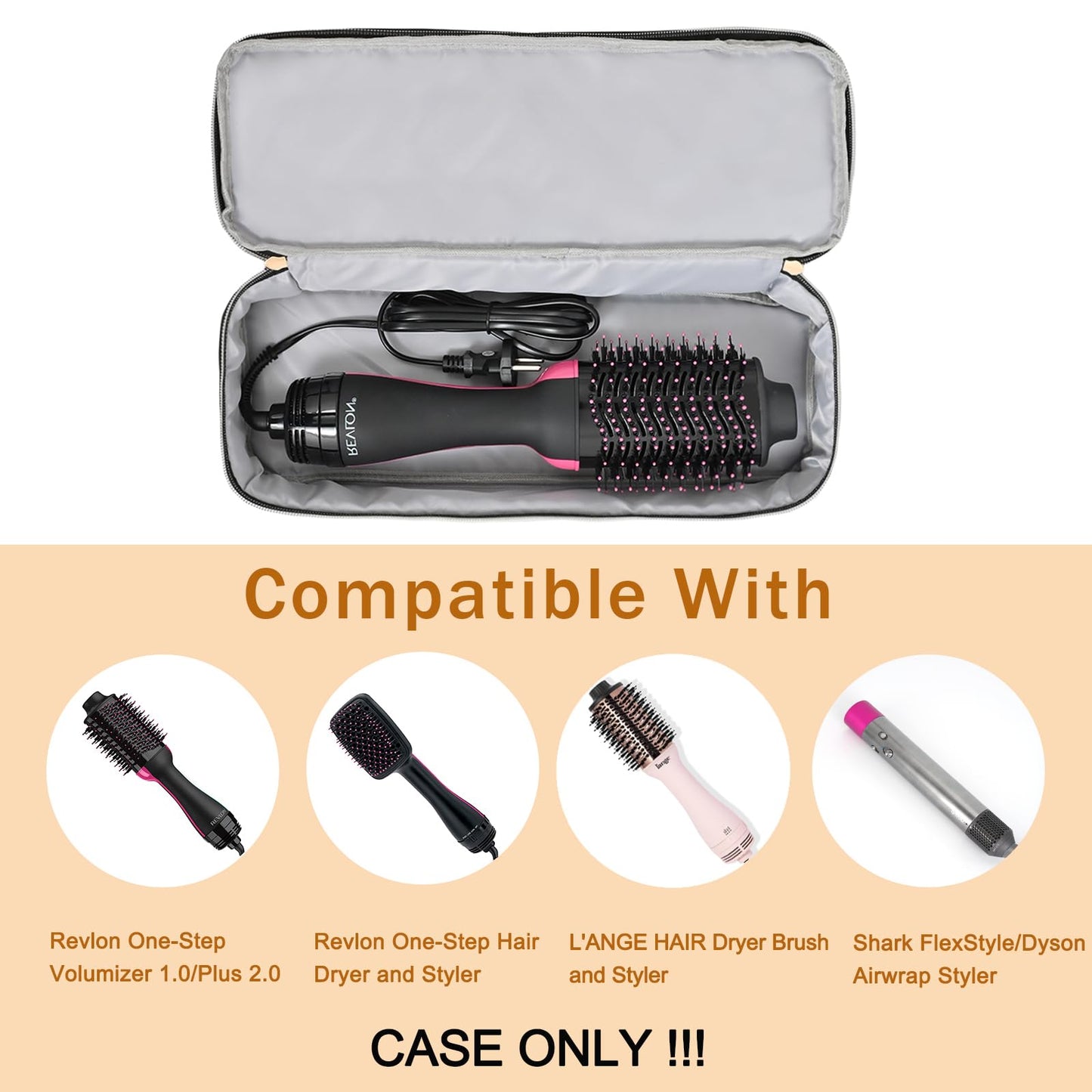 LEFOR Z waterproof nylon carrying case with durable dual zippers