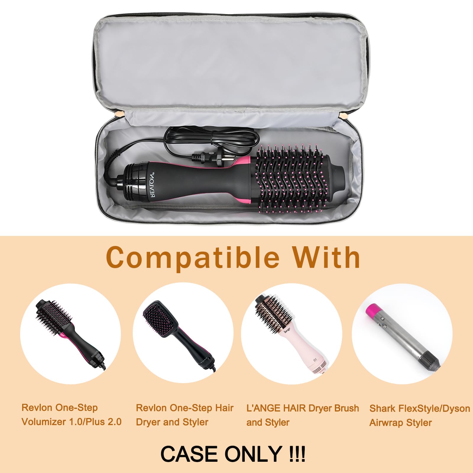 LEFOR Z waterproof nylon carrying case with durable dual zippers