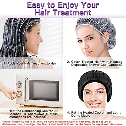 B Beautybaby deep conditioning cap packaging dimensions and contents layout for imported personal care.