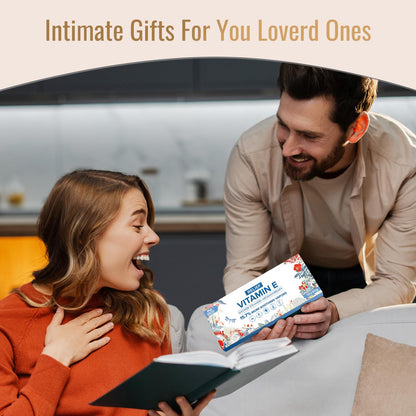 Premium home spa gift box featuring ten organic aromatherapy shower tablets for relaxation