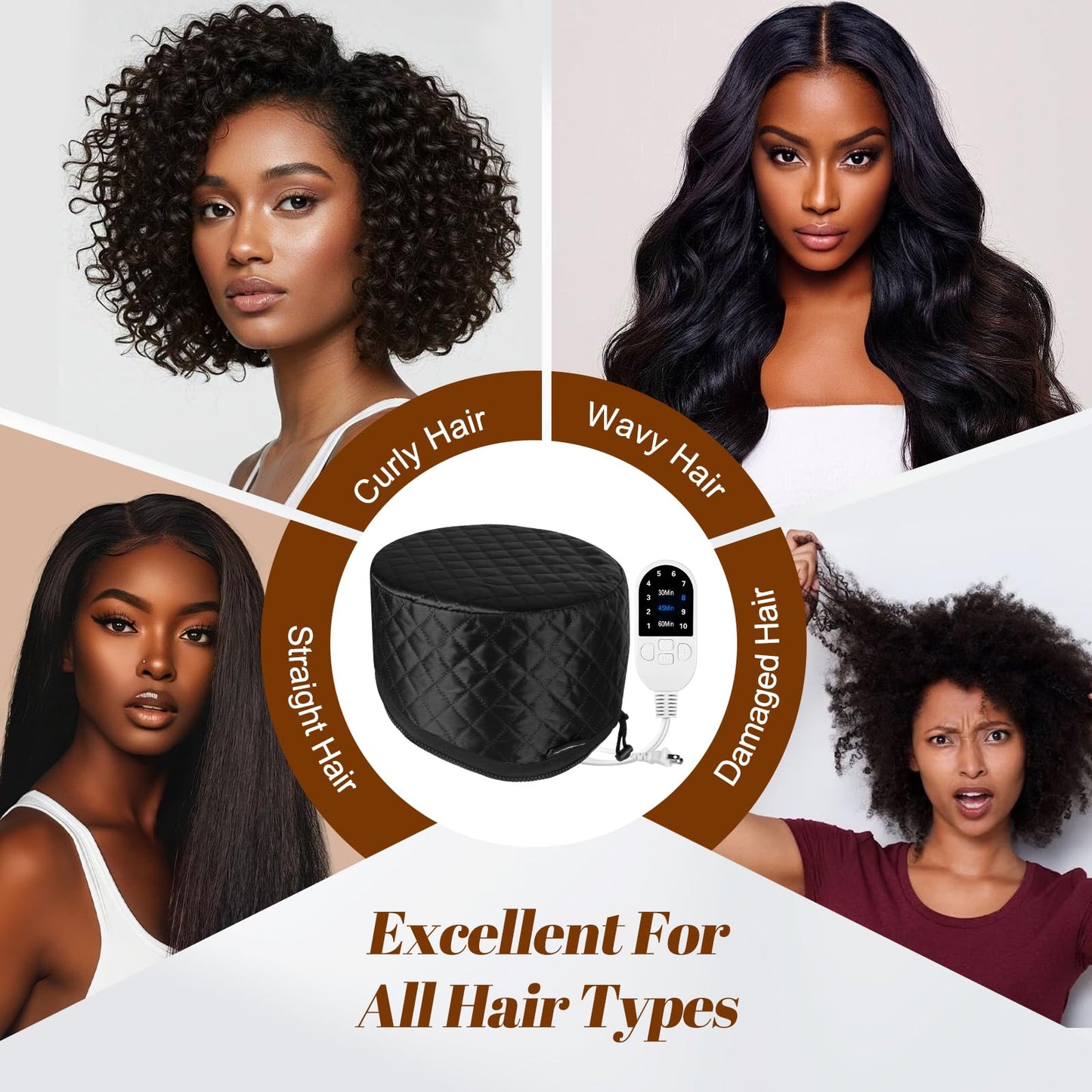 Vicarko home hair spa equipment showcasing the premium texture of the outer protective fabric layer.