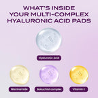 Body Restore Bakuchiol Toner Pads open jar showing textured facial wipes