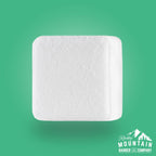 Rocky Mountain Barber Company mountain mint shower steamers back label details