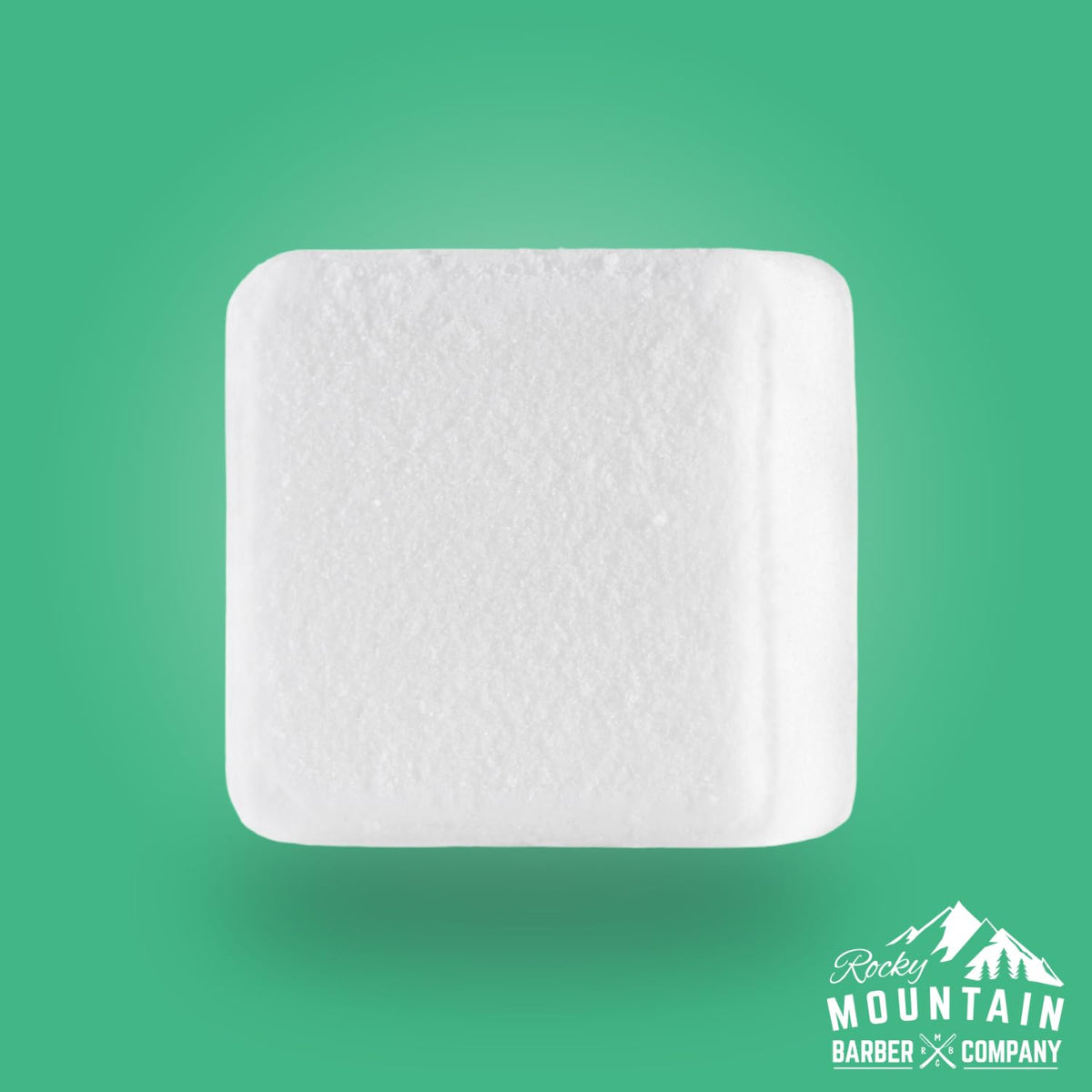Rocky Mountain Barber Company mountain mint shower steamers back label details
