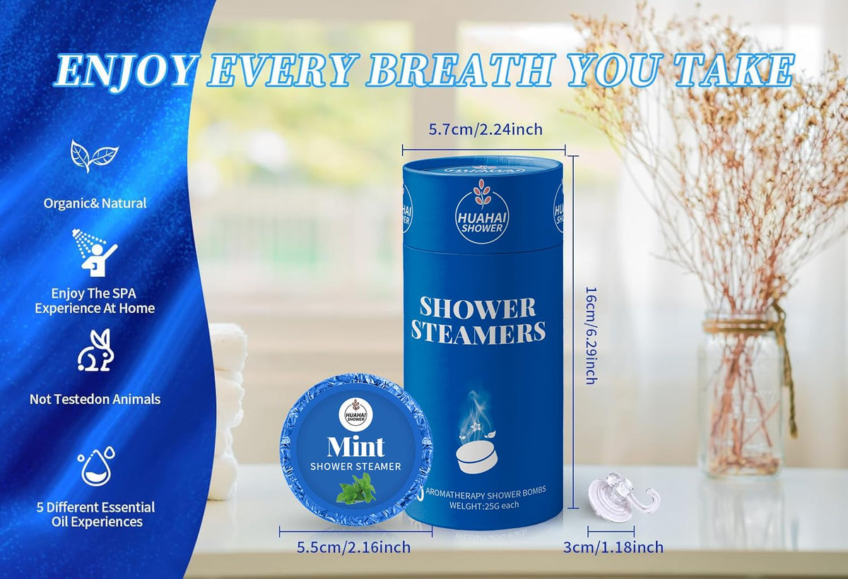 Huahai self care relaxation shower set top view