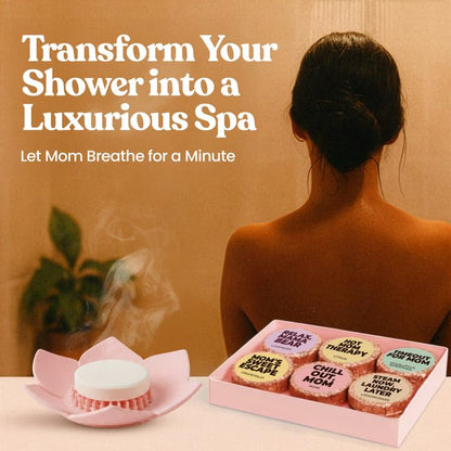 Unboxed view of the lavender and eucalyptus relaxation tablets highlighting their smooth texture.