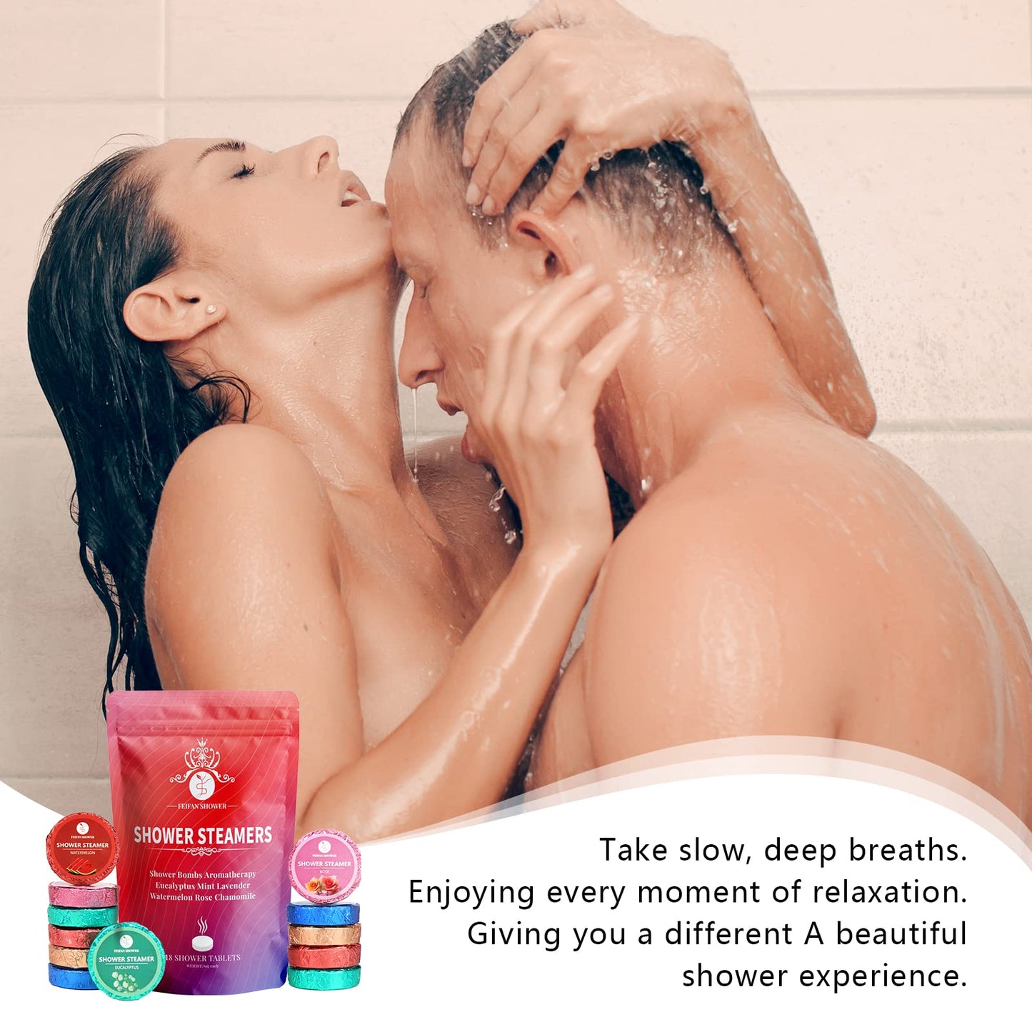 Luxury Valentine Day gift collection showing aromatherapy bombs for premium personal care.
