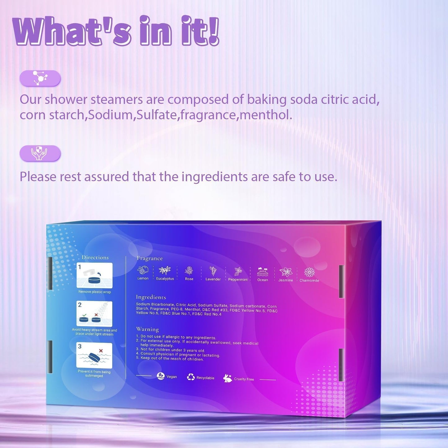Premium 24 pack variety set of imported USA beauty and wellness shower accessories.