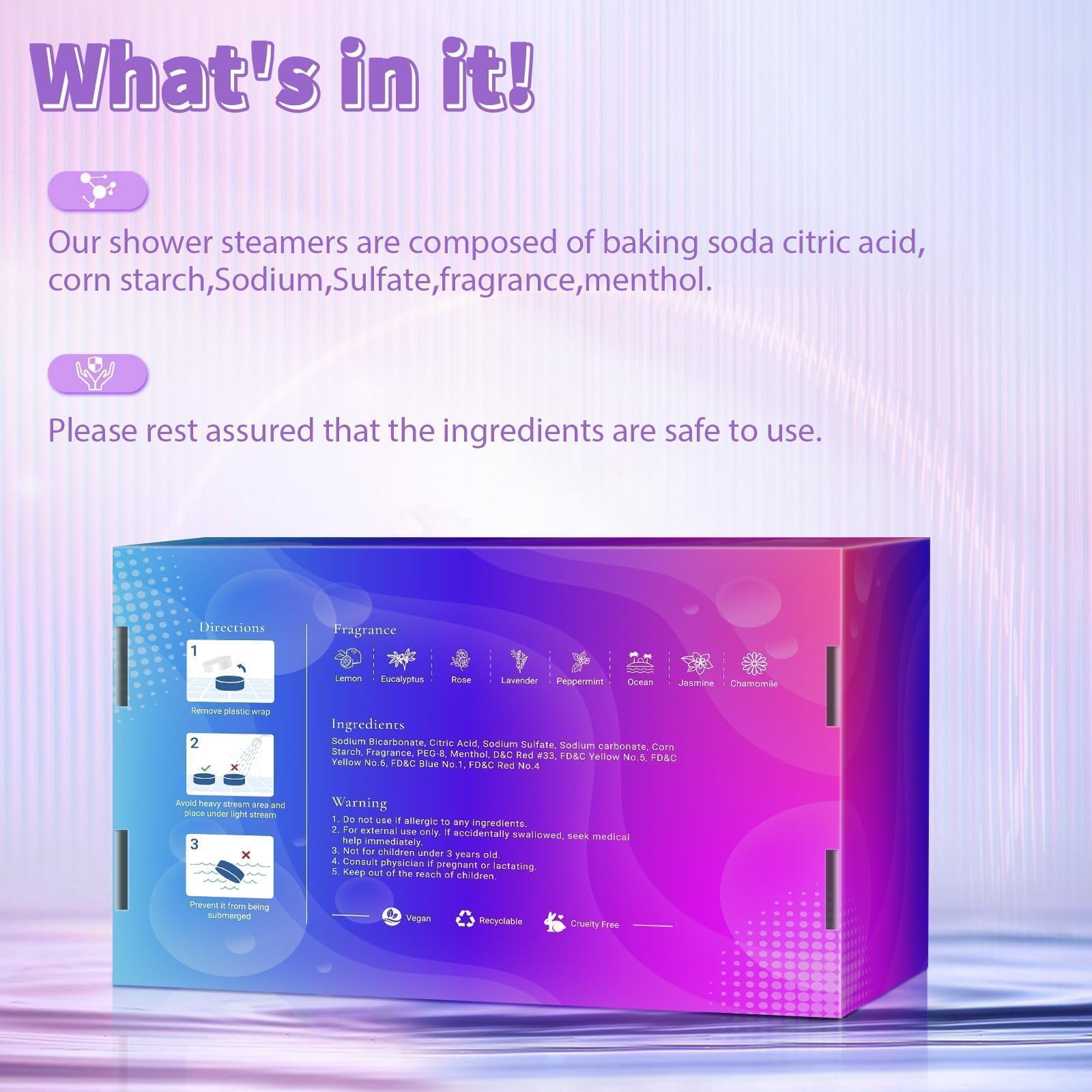 Premium 24 pack variety set of imported USA beauty and wellness shower accessories.