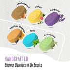 Gossby essential oil shower bombs variety set