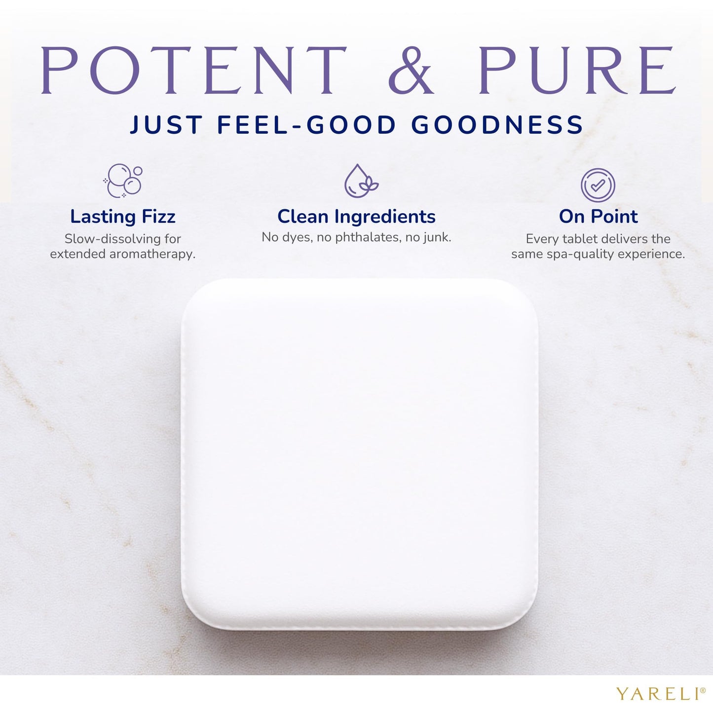 Premium USA imported dyefree aromatherapy tablets for sinus relief and stress management