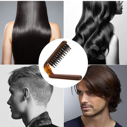 Ancable pocket hair brush for men women and kids in travel bag