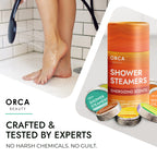 Spa gift set featuring eucalyptus shower bombs