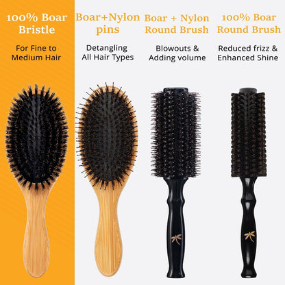 Included spa headband and travel pouch in Belula brush set
