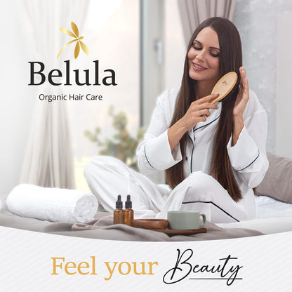 Premium Belula packaging for imported hair care