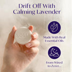 Solia relaxing steam tablets laid out for display