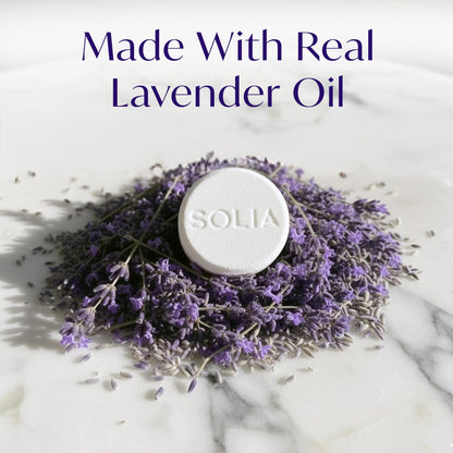 Eco friendly self care gifts for women featuring lavender steam tablets.