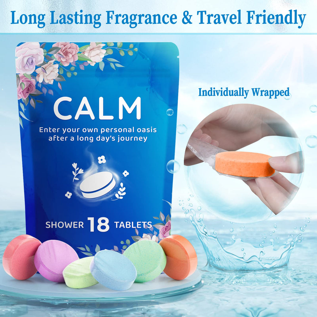 Fizzgarden shower steamers variety pack open box layout