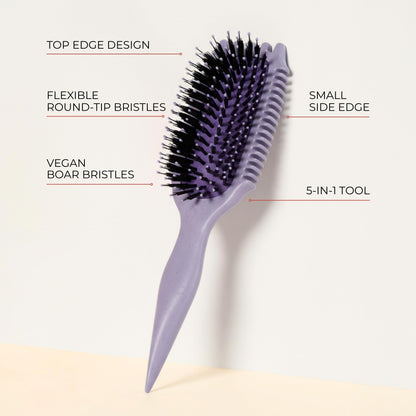 Close up of Bounce Curl Volume EdgeLift Brush bristles