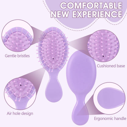 Phyyixs compact travel hair brush held in hand