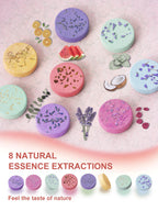 Psnli aromatherapy shower bombs decorated with flower petals