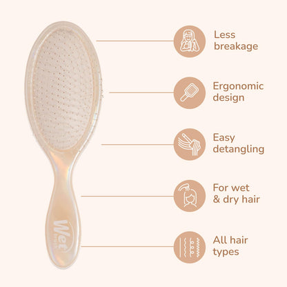 Side profile of Wet Brush Original Detangler Iridescence Icon