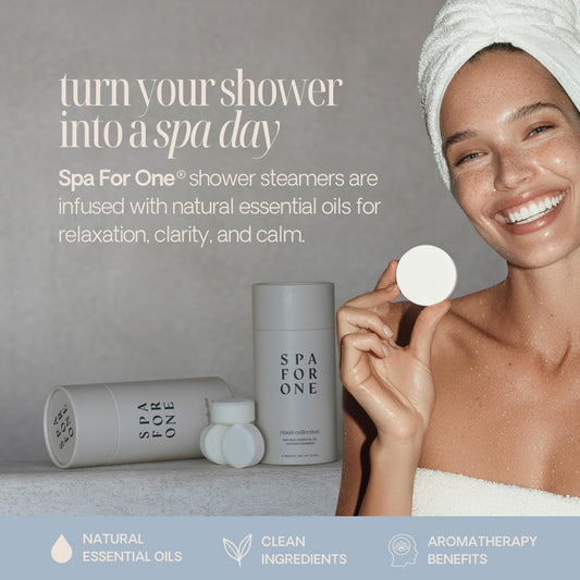 Rituals Collection natural essential oil shower tablets opened display