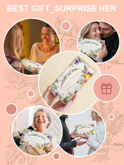 Elegant nature inspired gift packaging of USA imported aromatherapy tablets for women