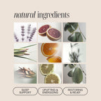 Spa For One aromatherapy six pack box and product layout