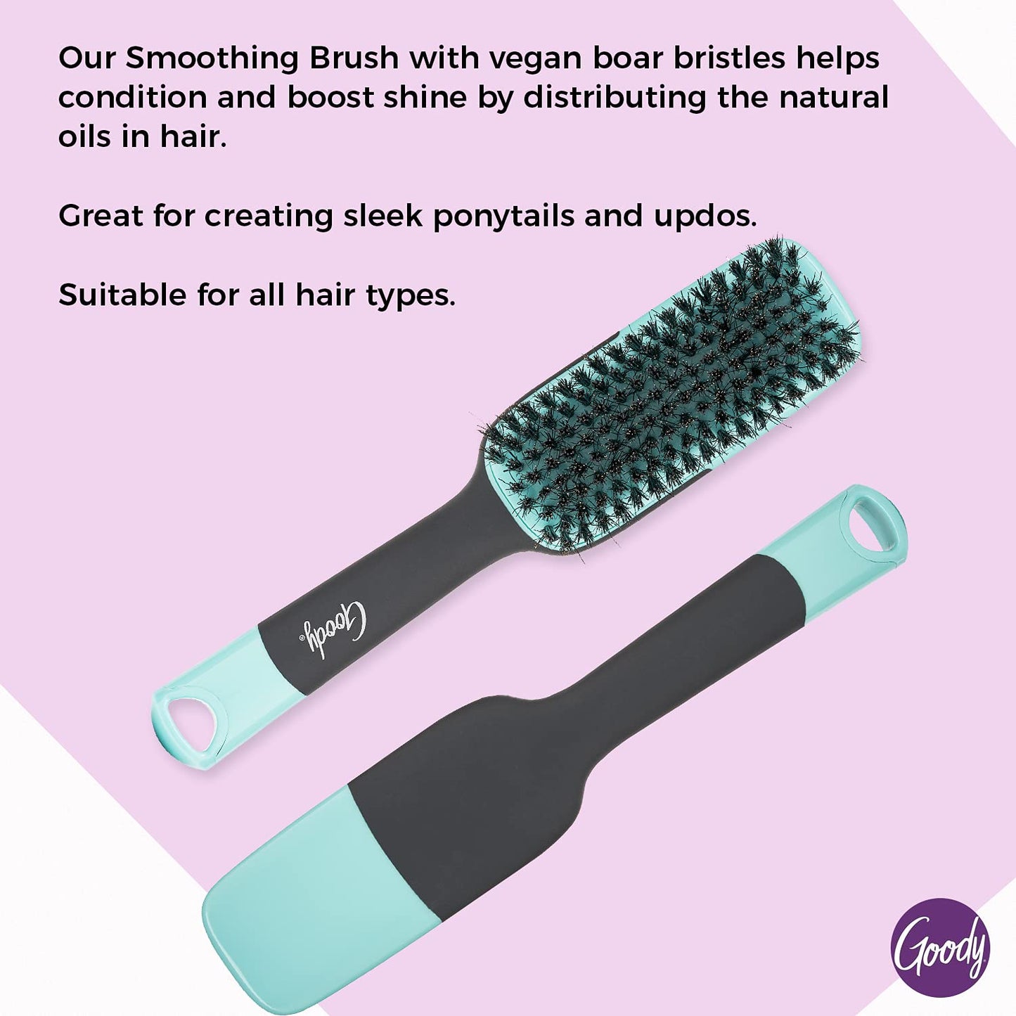 Goody Total Texture brush with non-slip handle design